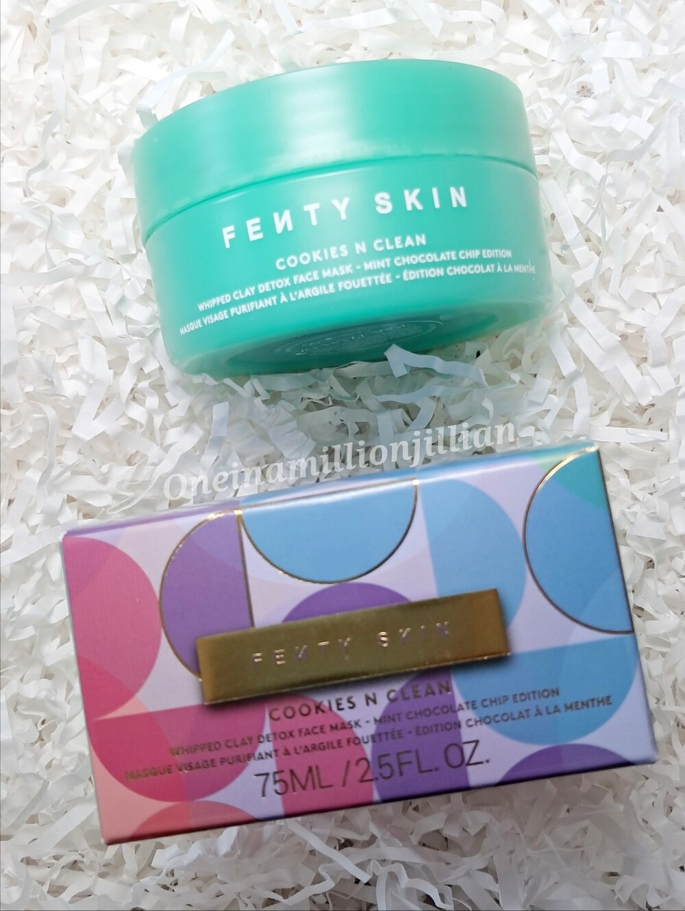 Fenty Skin Cookies & Clean Whipped Clay Detox Face Mask - Mint Chocolate Chip